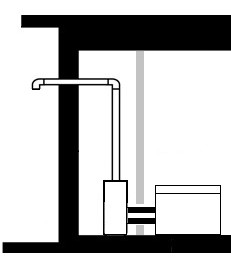 現金特価】 CONSTRUCTION-BOILER7 バランス釜からバスイング ホールインワン への変更 通常タイプ 給湯器 ※ページ下部にて対応地域  工事内容をご確認ください